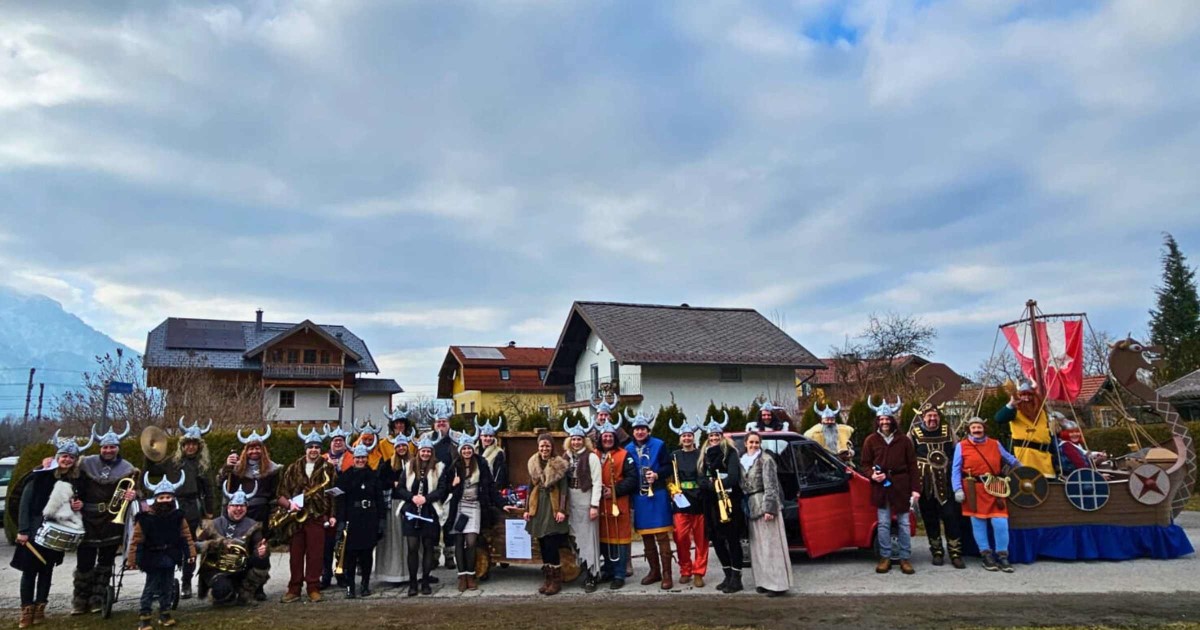 Faschingsumzug Elsbethen - Foto: Musikkapelle Puch